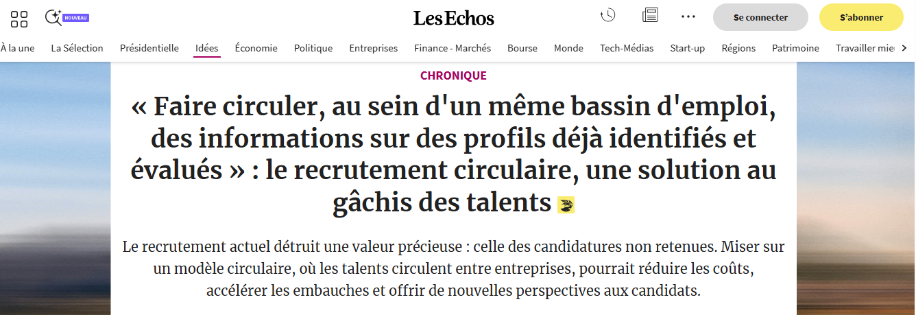 Tribune les Echos 14.10.26
